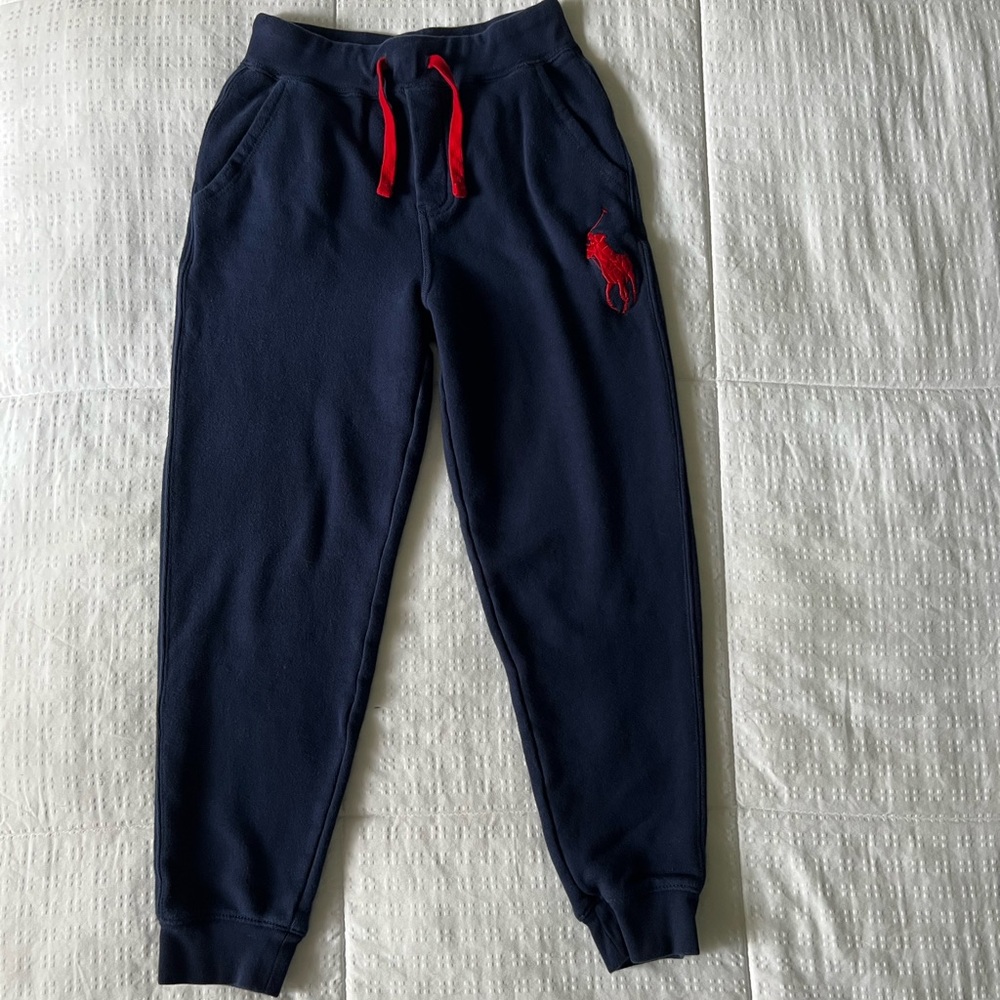 Big Boy Medium (10-12) Pre-loved Polo Ralph Lauren Navy Blue